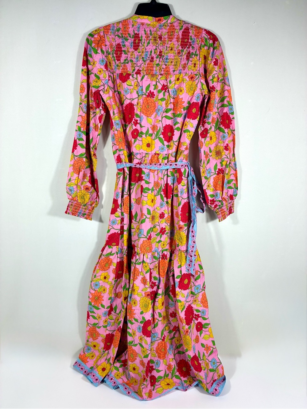 Boden Cecily Floral Long Sleeve Cotton Shirt Dress Dahlia Trail 4 US NWT - Picture 5 of 17
